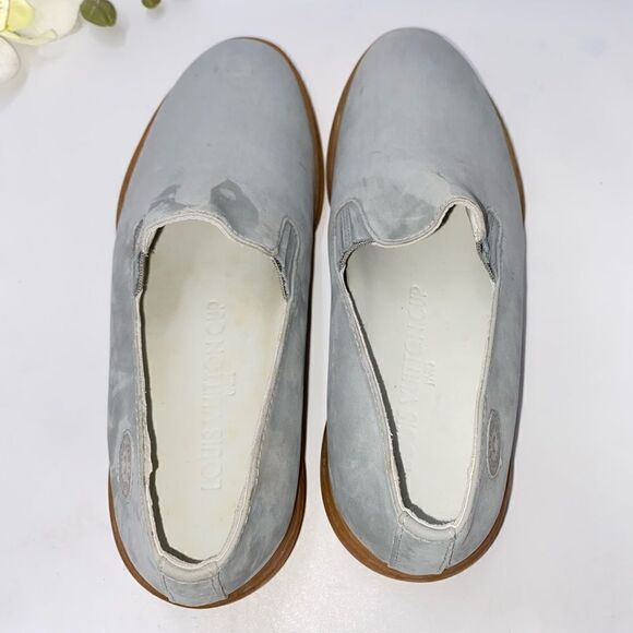 Louis Vuitton Light Gray and Orange Loafers - Picture 14 of 14